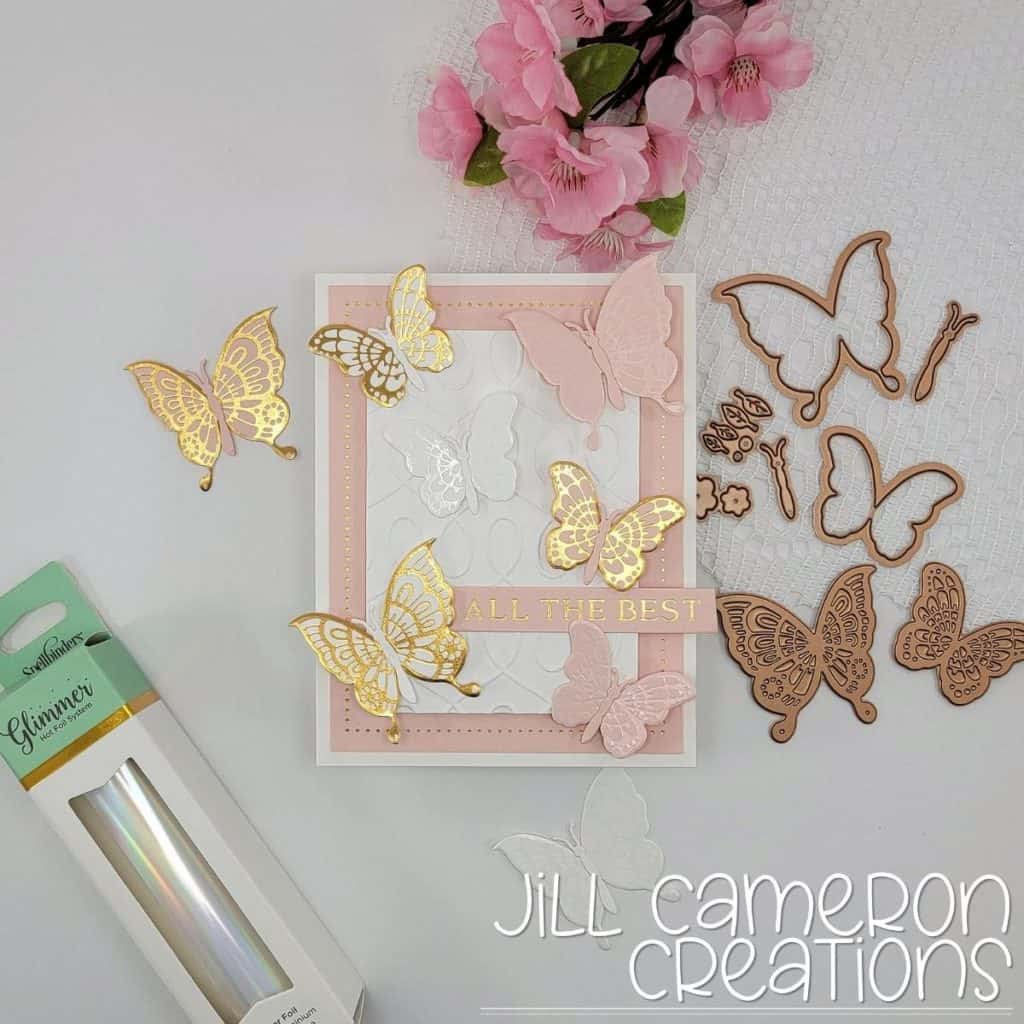 Spellbinders Glimmer Edge Butterflies Spring 2022