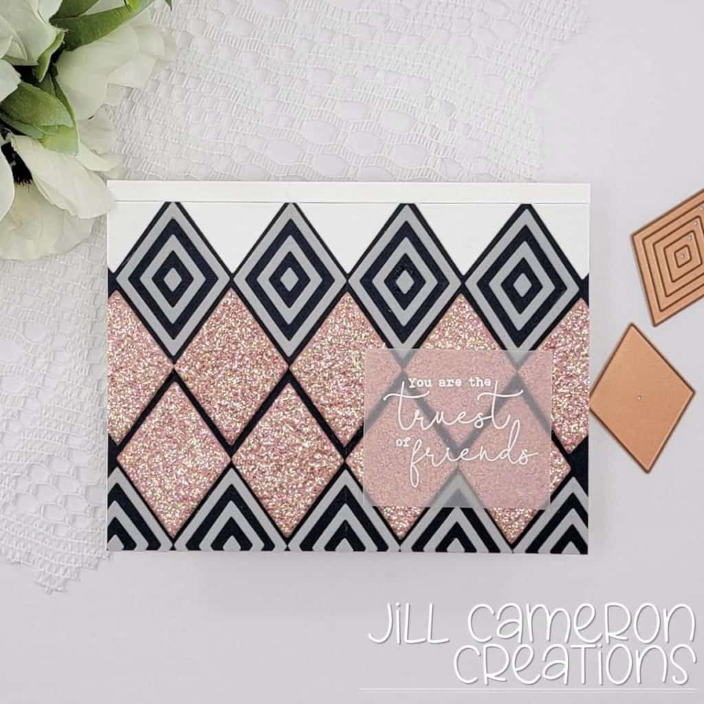Diamonds Are A Girls Best Friend Spellbinders Mini Diamond Die