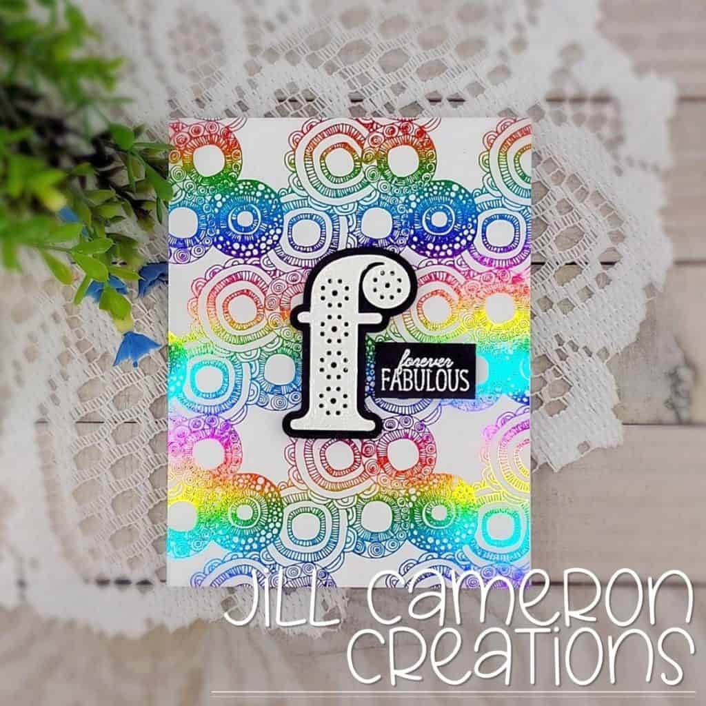 Stitched Letters by Spellbinders Fabulous